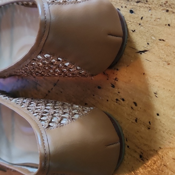 TALBOTS Sloan Mary Jane Raffia Flats, SIZE 9.5 - Picture 6 of 12